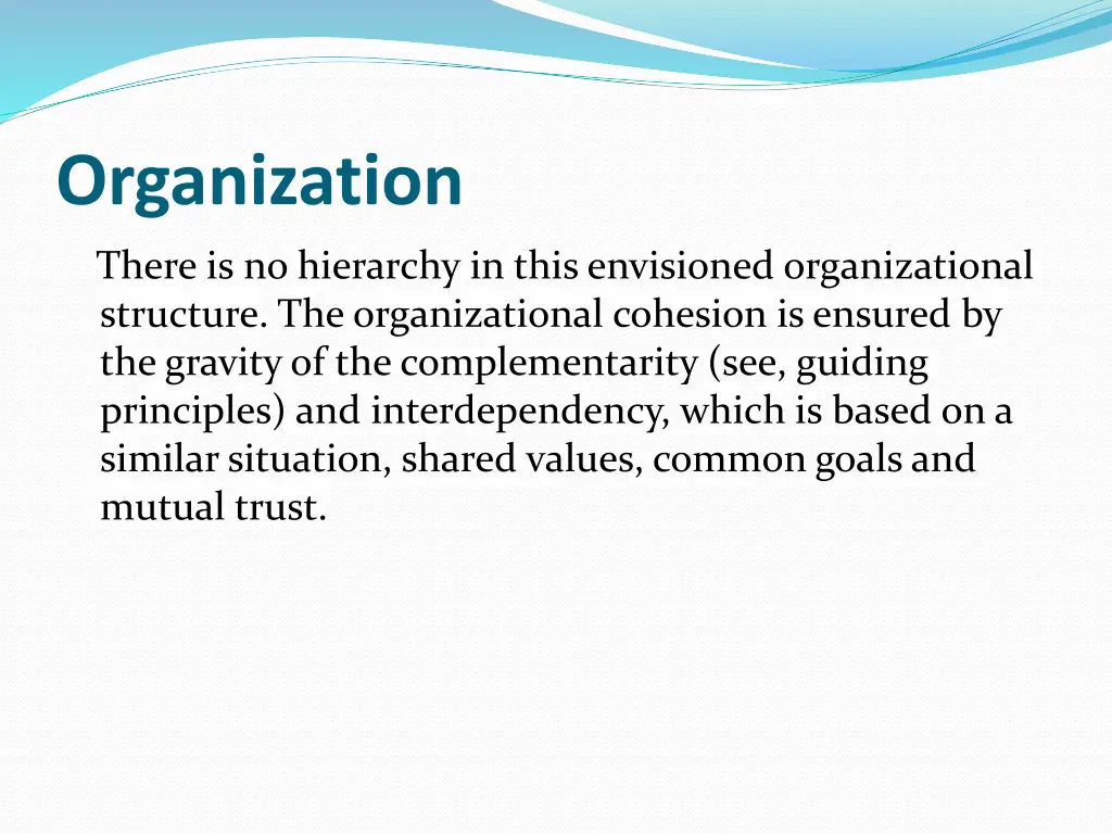 organization
