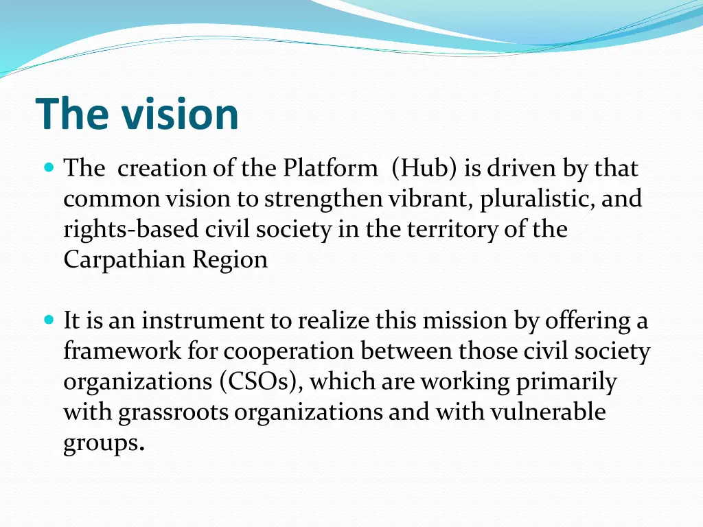the vision