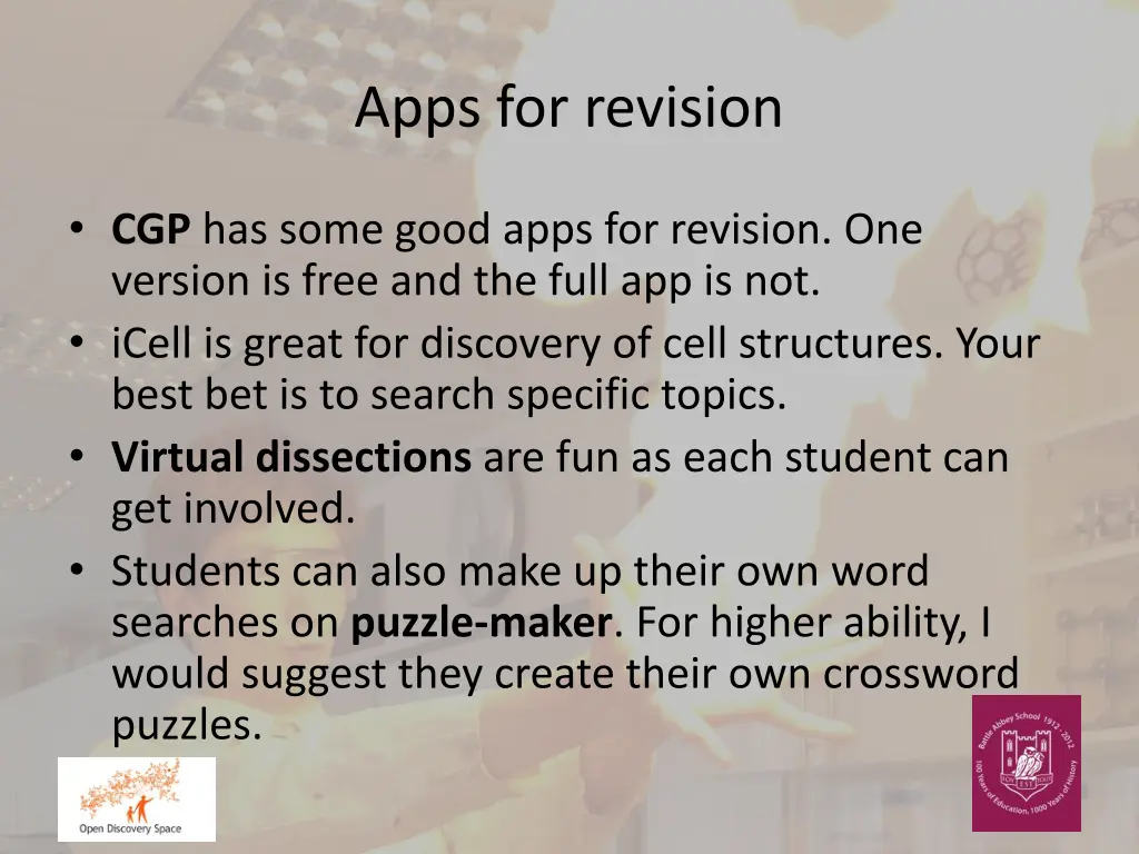 apps for revision