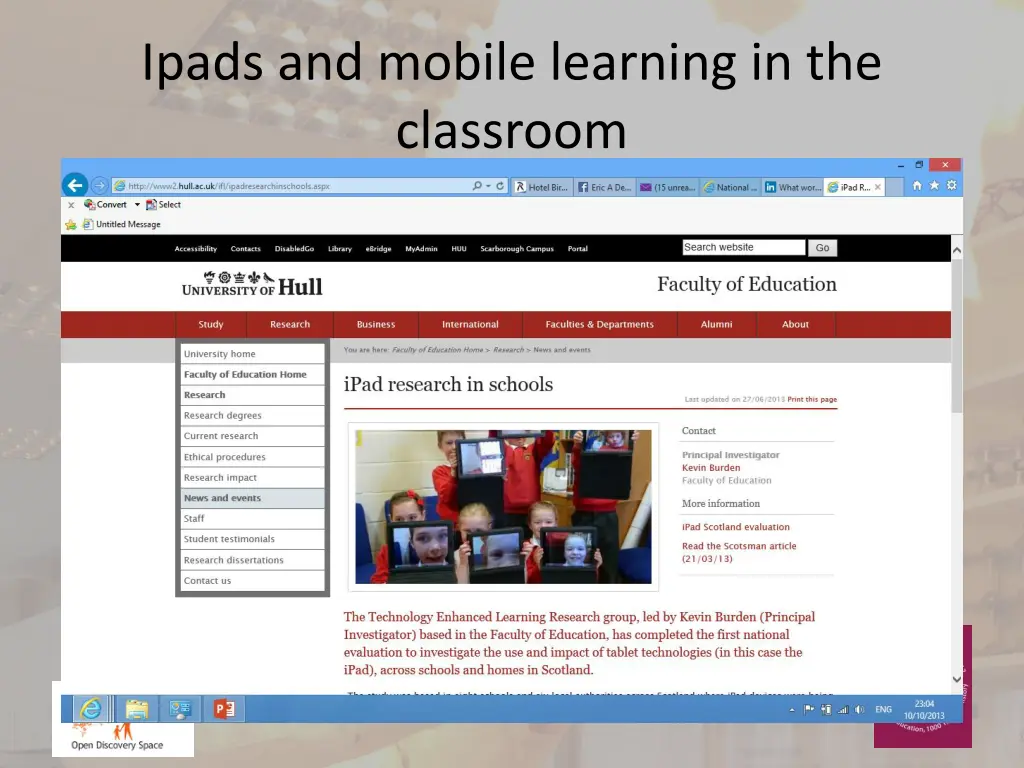 ipads and mobile learning in the classroom