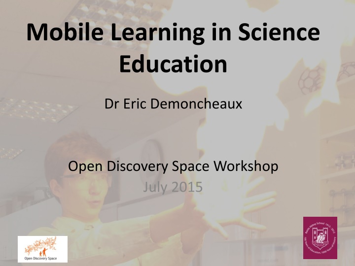 mobile learning in science education