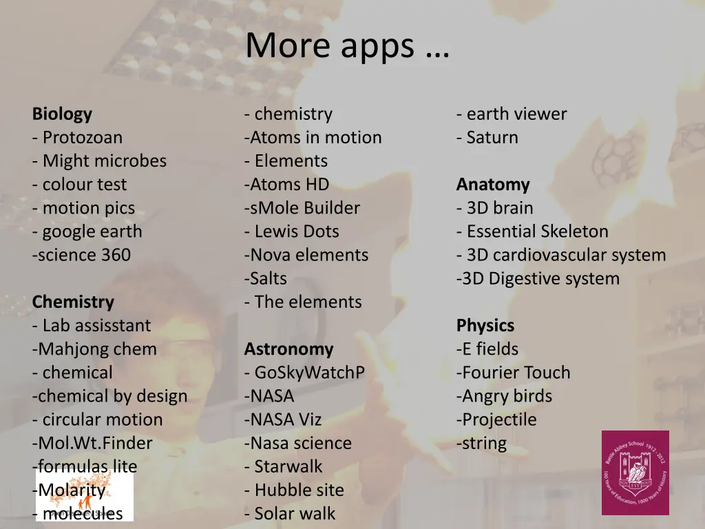 more apps