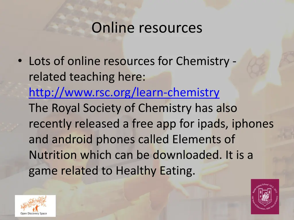 online resources