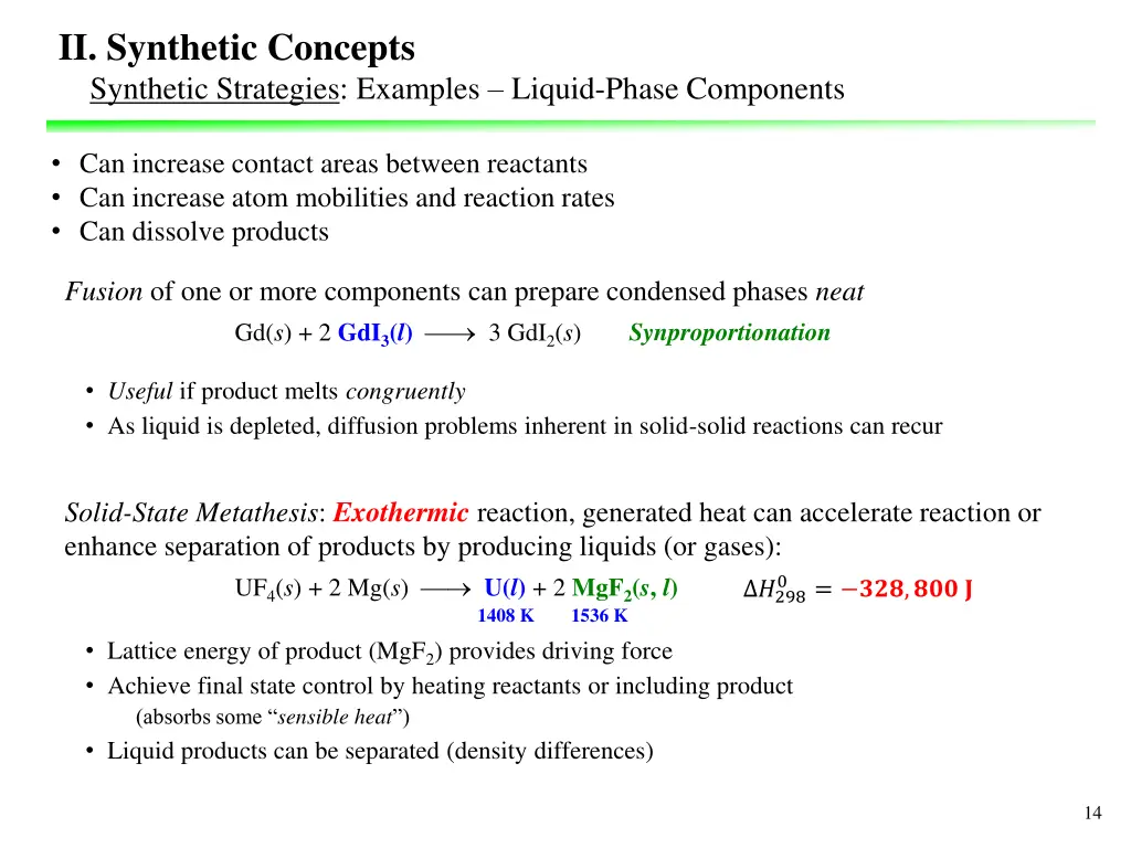 ii synthetic concepts synthetic strategies 6