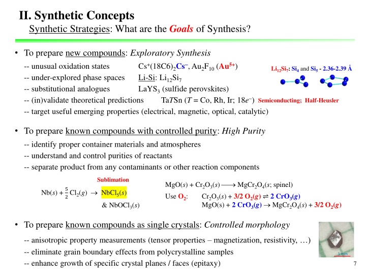 ii synthetic concepts synthetic strategies what