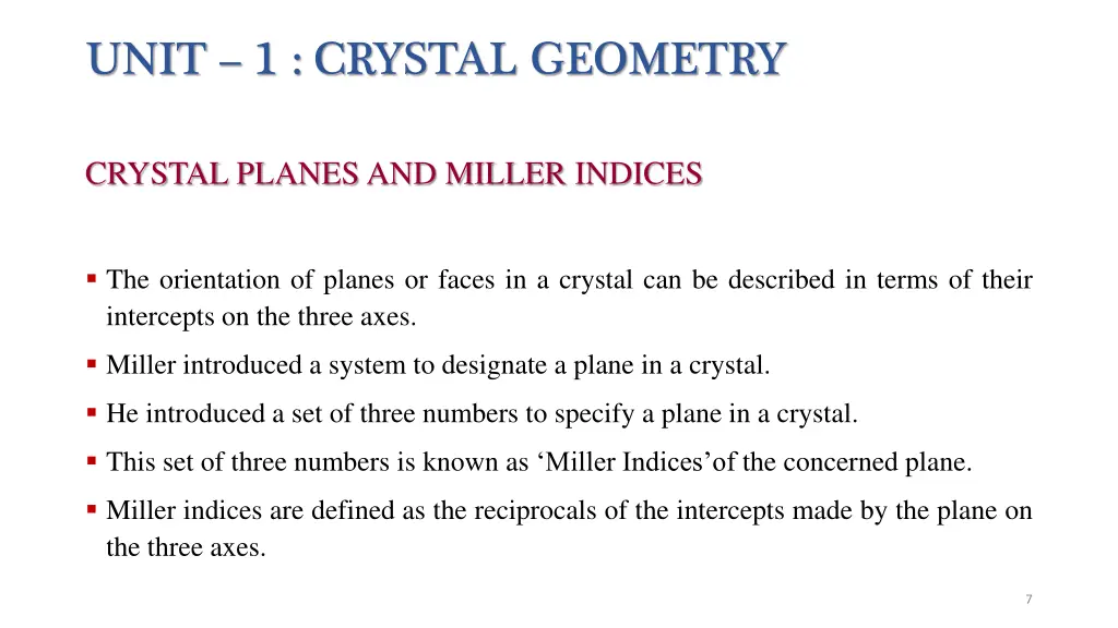 unit 1 crystal geometry 3