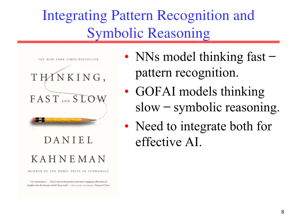 integrating pattern recognition and symbolic