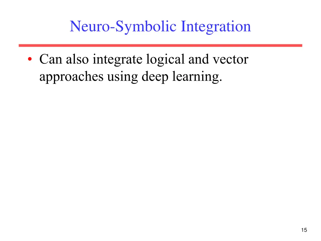 neuro symbolic integration