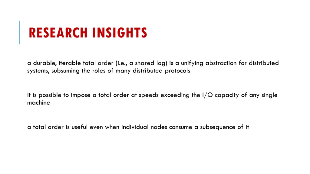 research insights