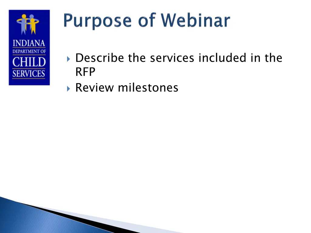 describe the services included in the rfp review