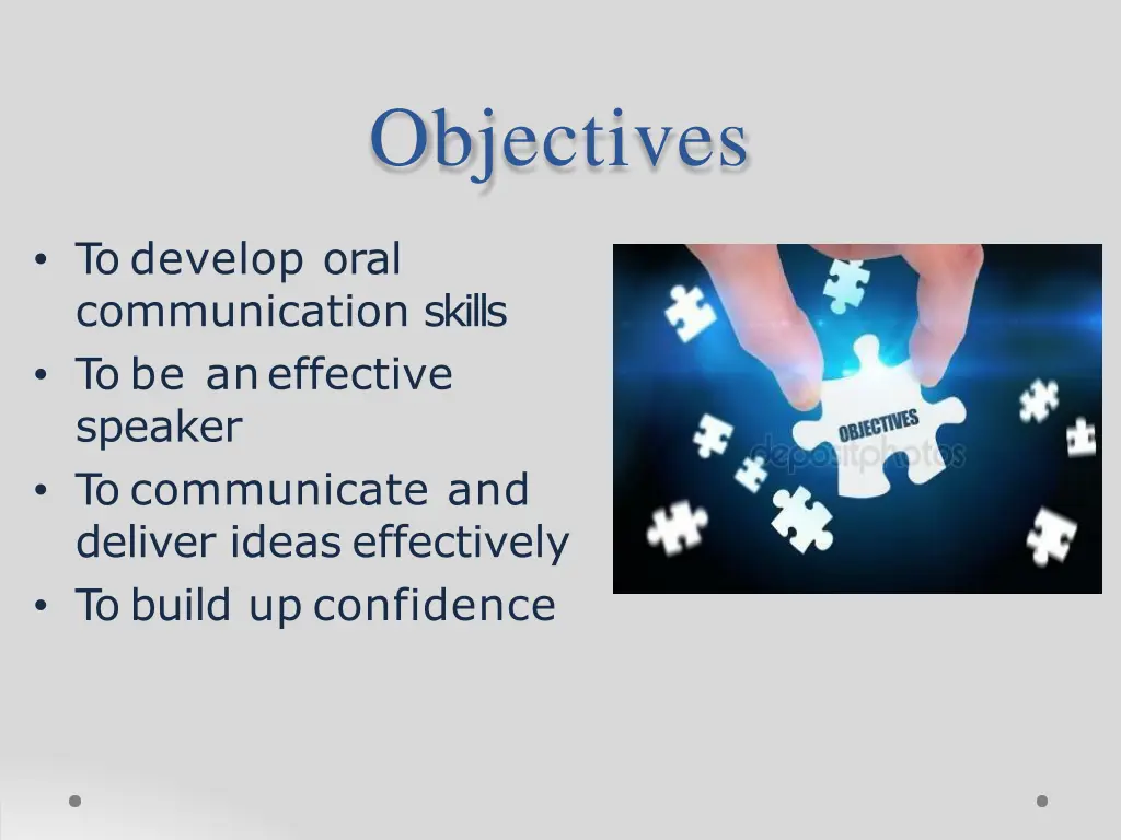 objectives