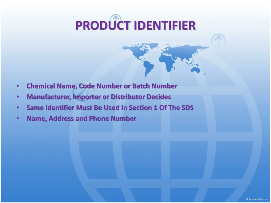product identifier