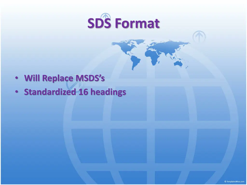 sds format