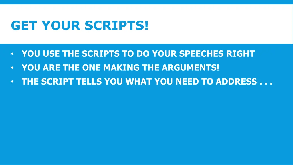 get your scripts
