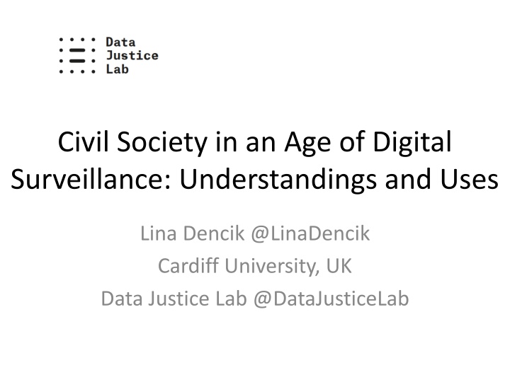 civil society in an age of digital surveillance