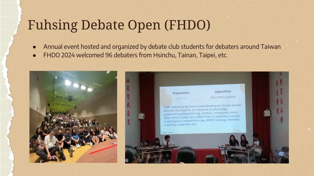 fuhsing debate open fhdo