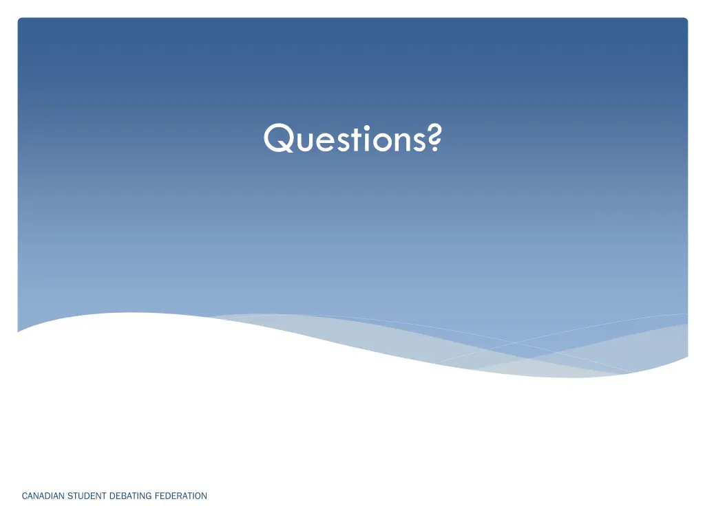 questions