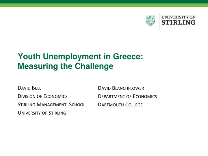 youth unemployment in greece measuring