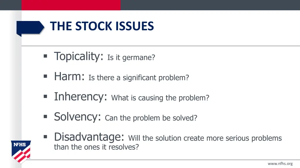 the stock issues