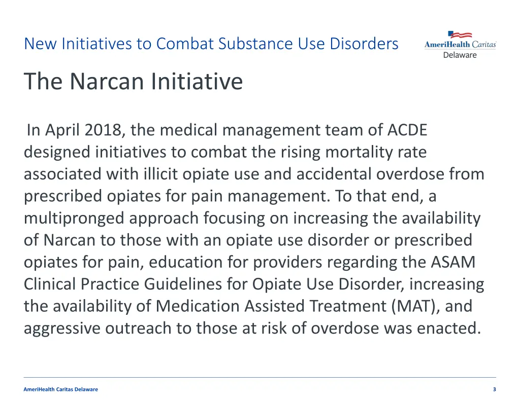 new initiatives to combat substance use disorders 1
