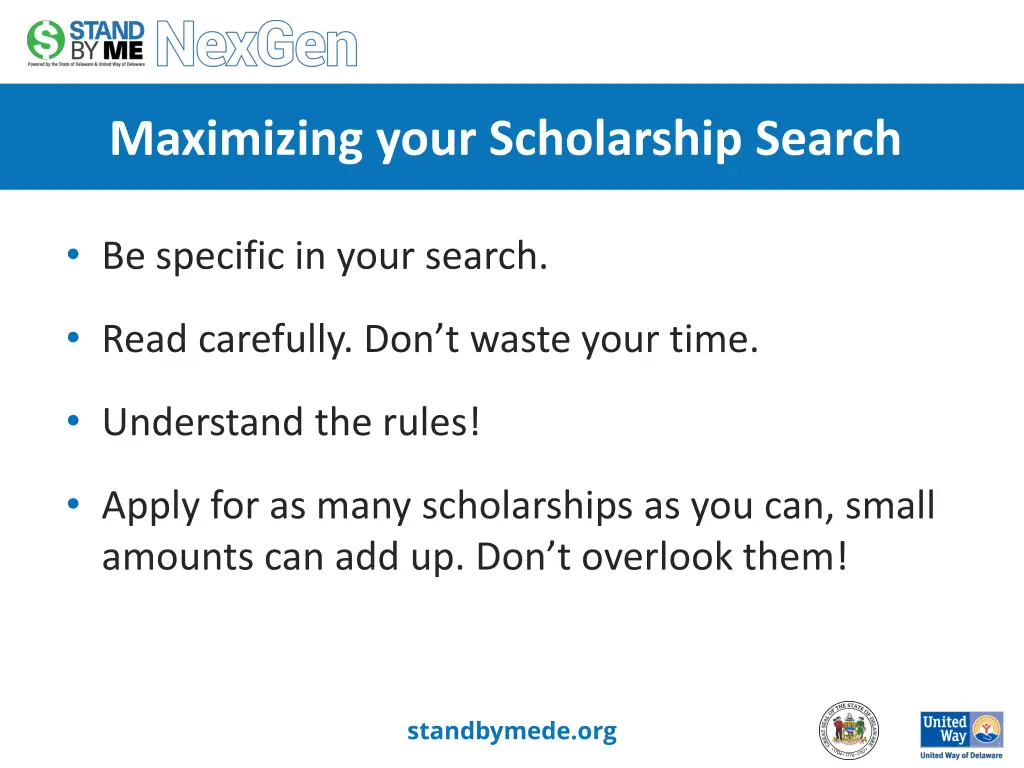 maximizing your scholarship search 1