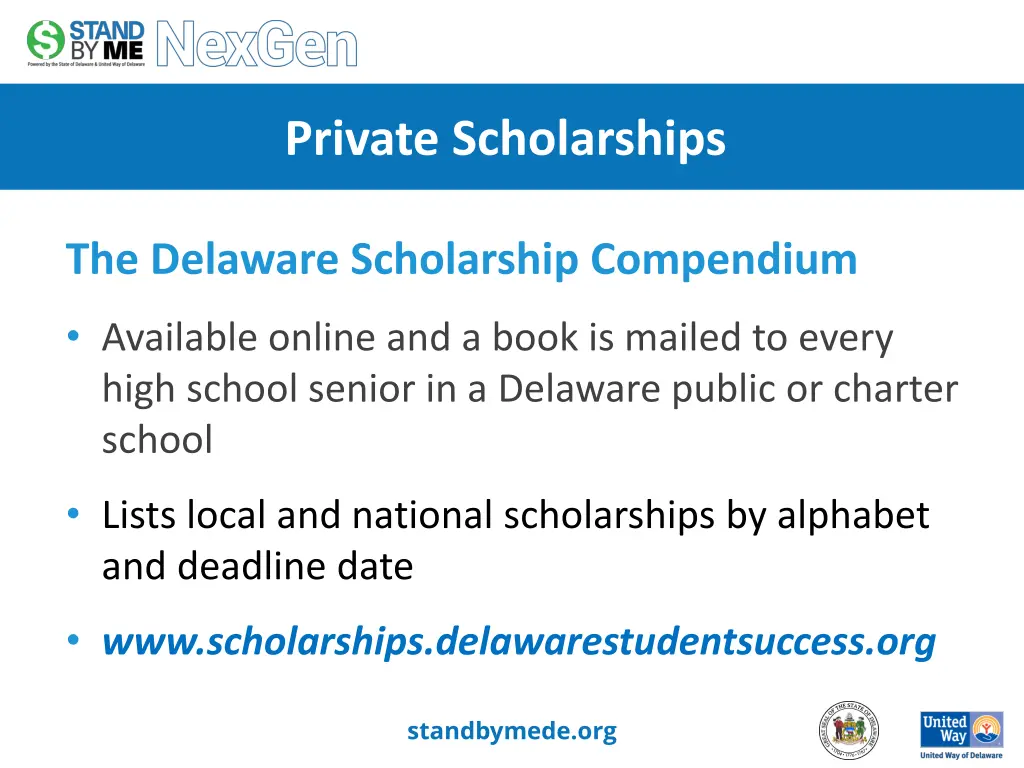 private scholarships