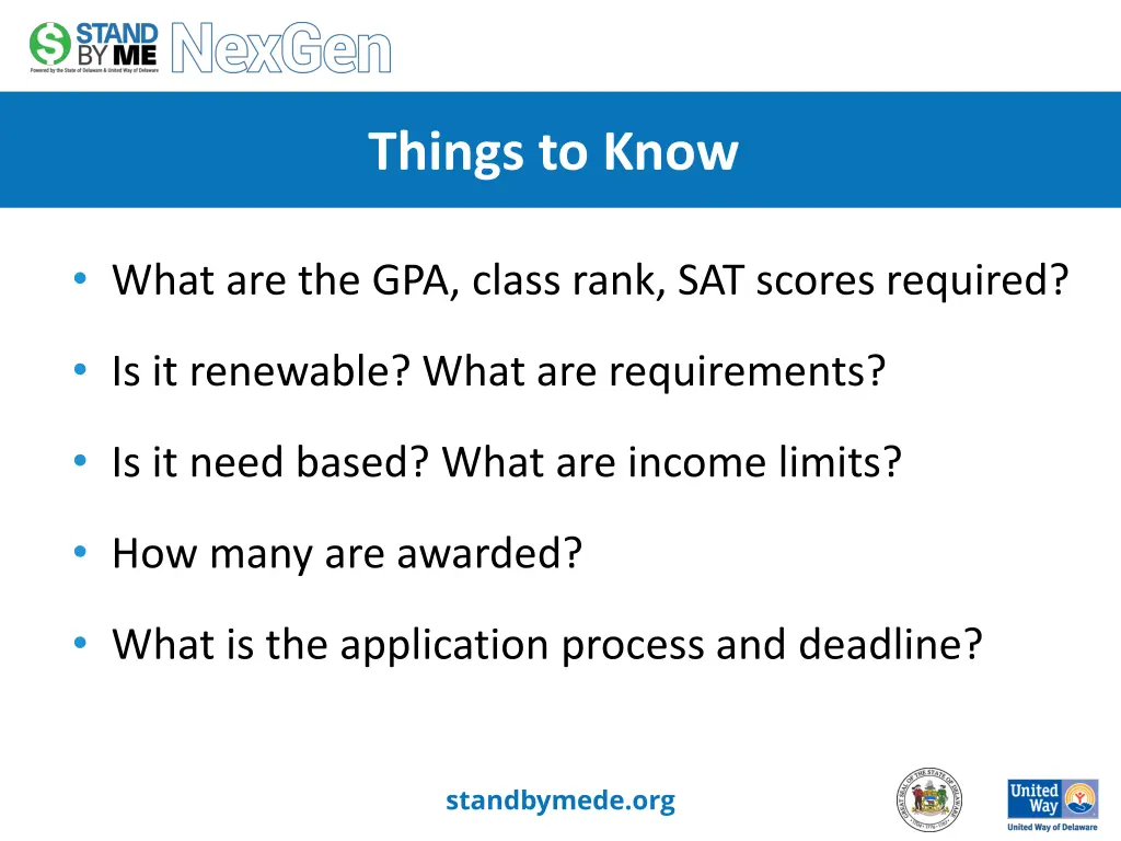 things to know
