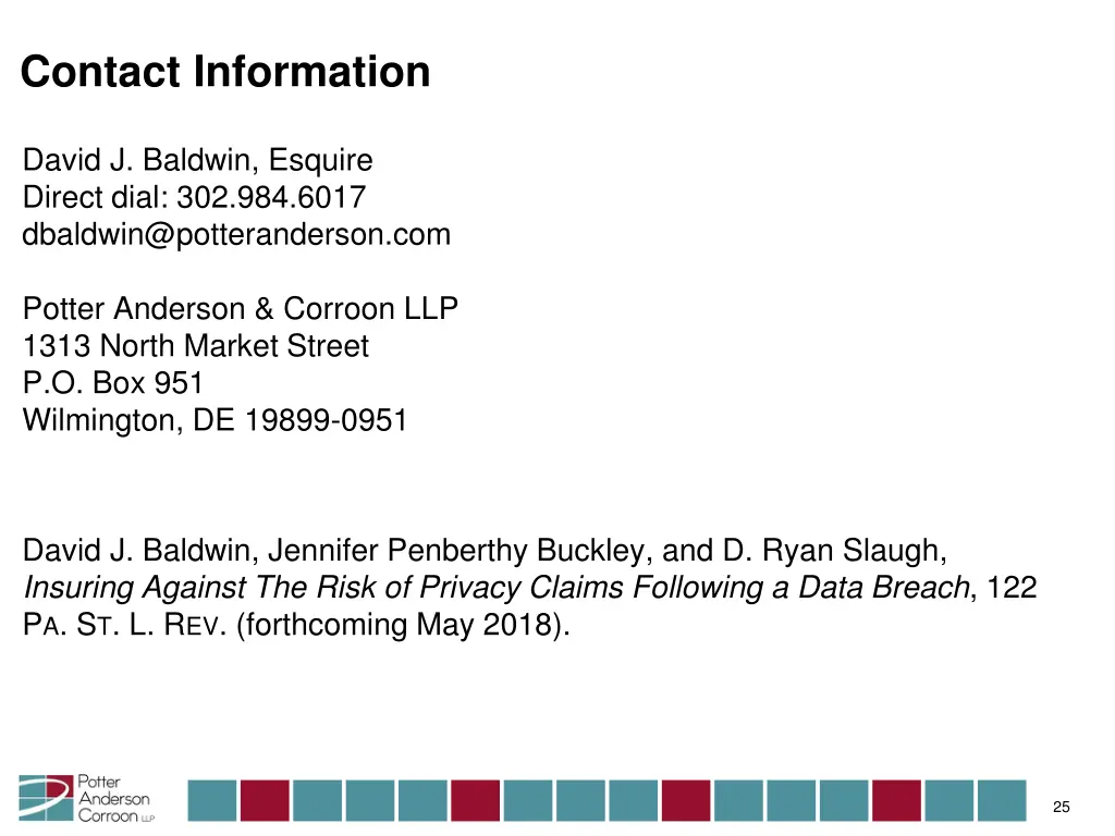 contact information