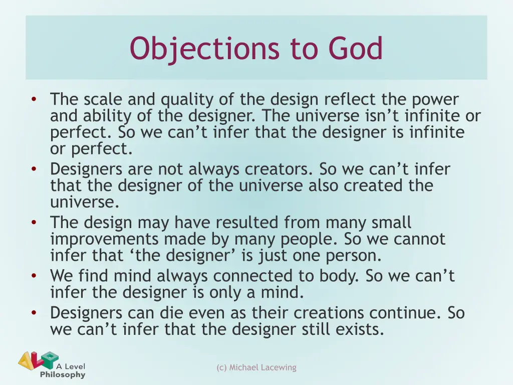 objections to god