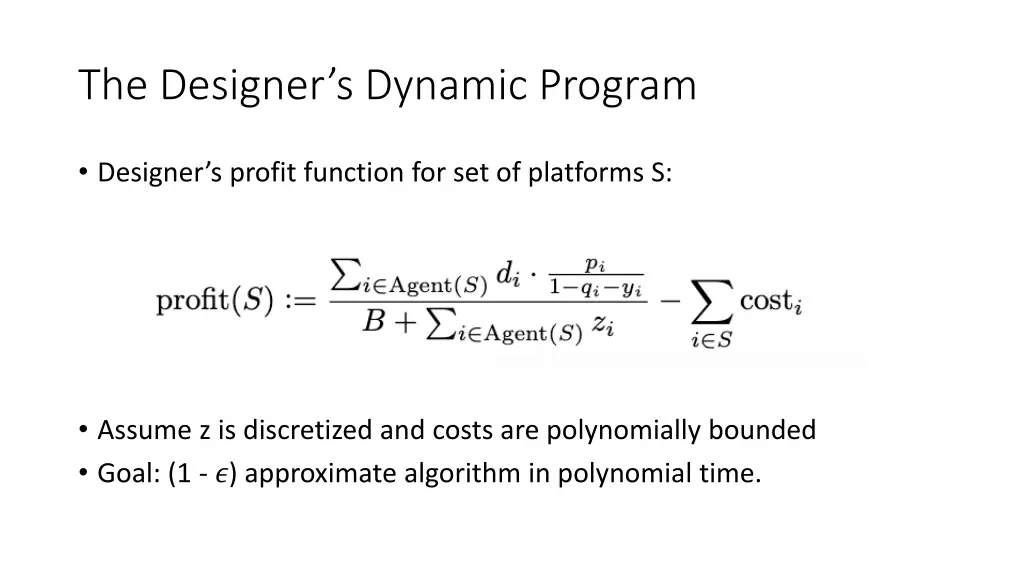 the designer s dynamic program