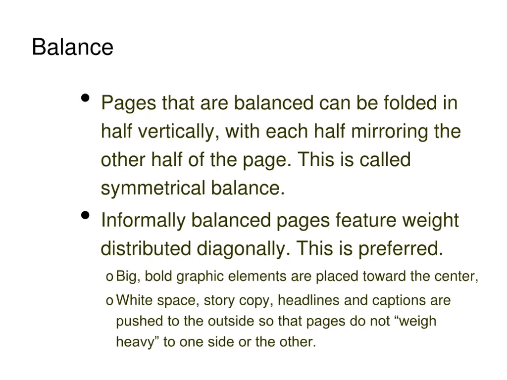 balance