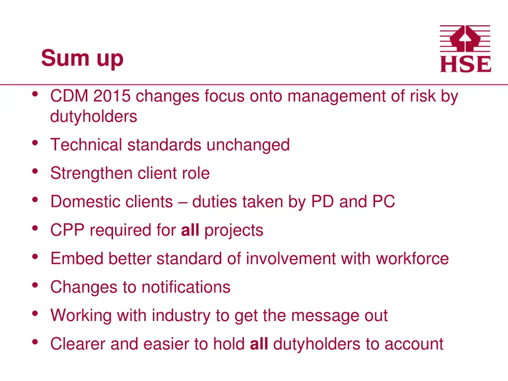 sum up cdm 2015 changes focus onto management