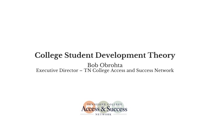 college student development theory bob obrohta
