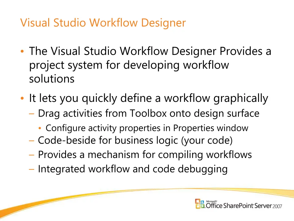 visual studio workflow designer