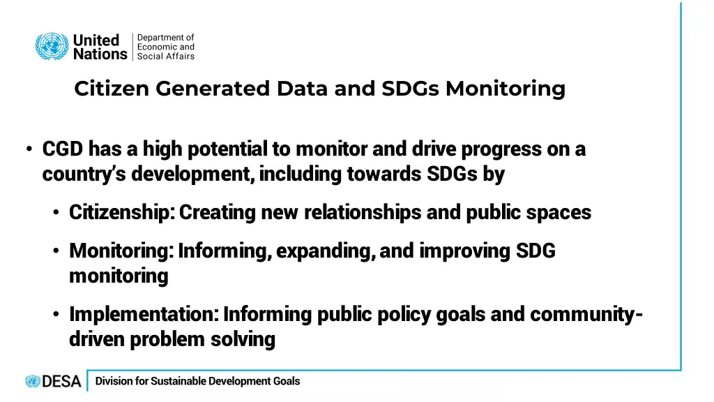 citizen generated data and sdgs monitoring 1