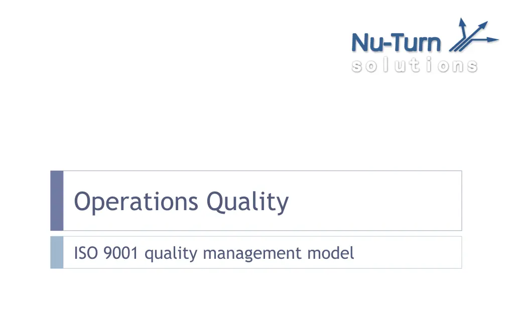 operations quality