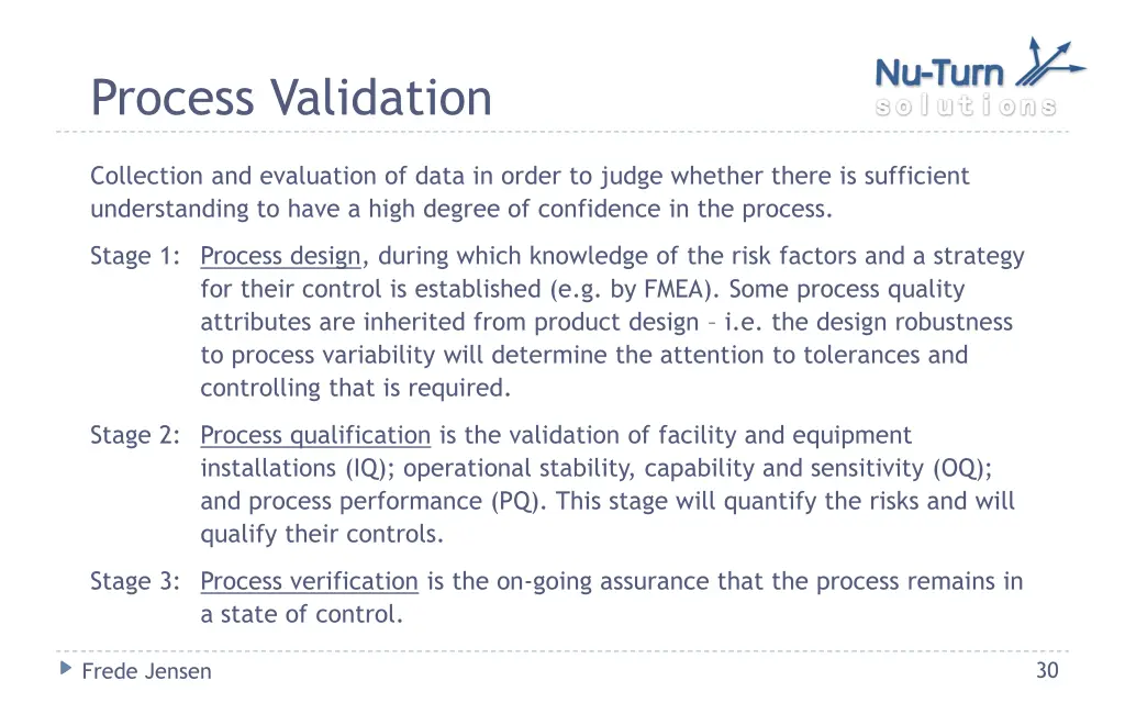 process validation