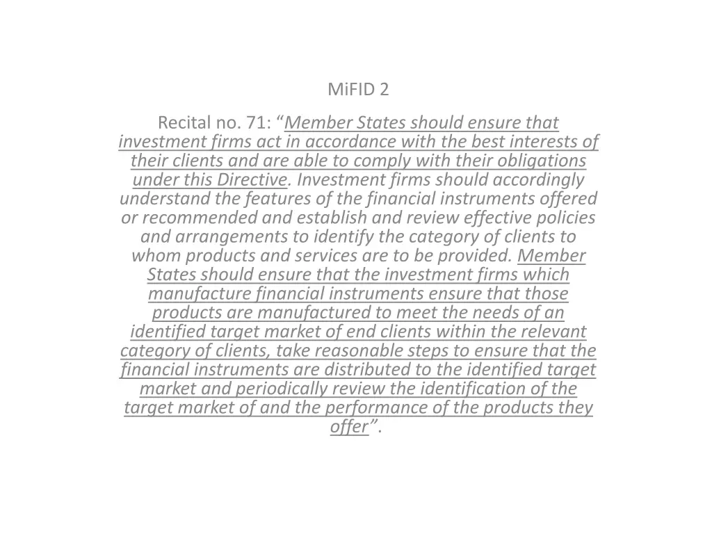 mifid 2 1