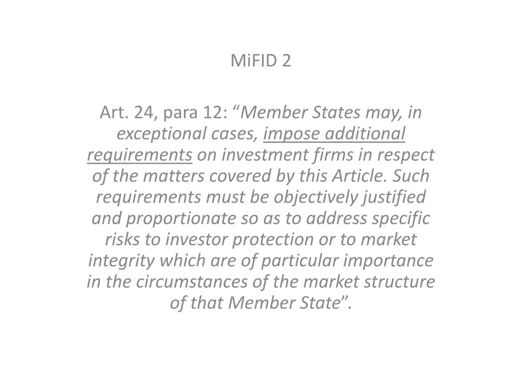 mifid 2 3