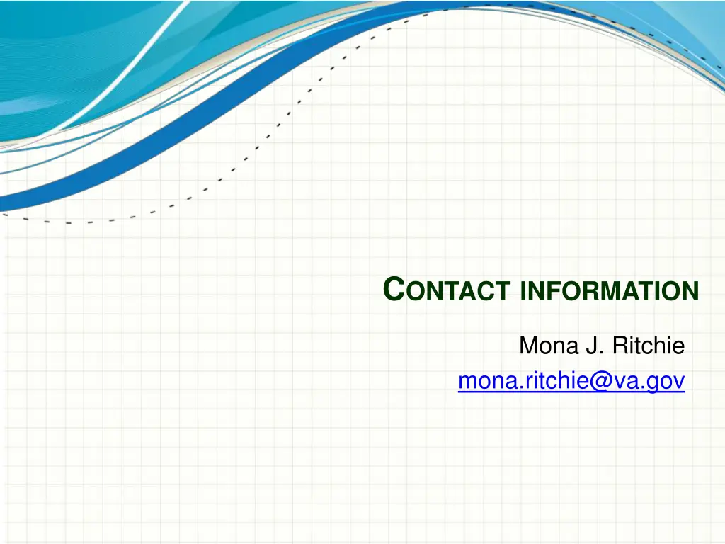 c ontact information