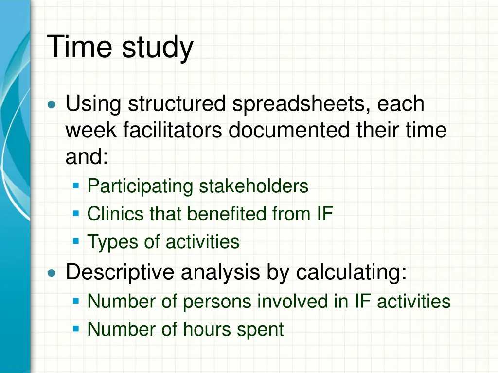 time study