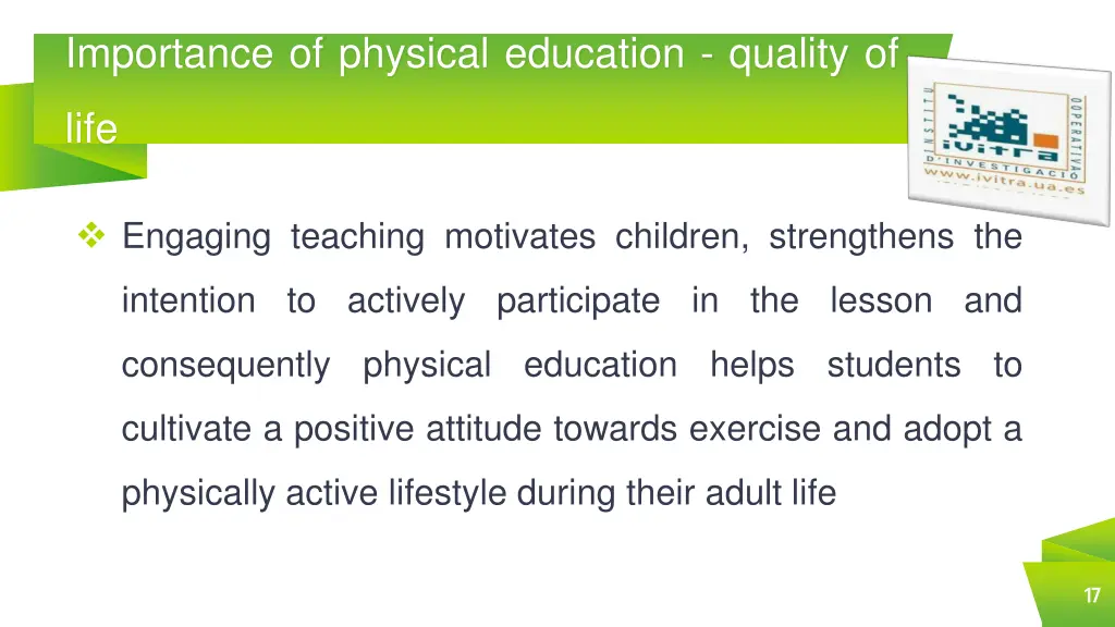 importance of physical education quality of 2