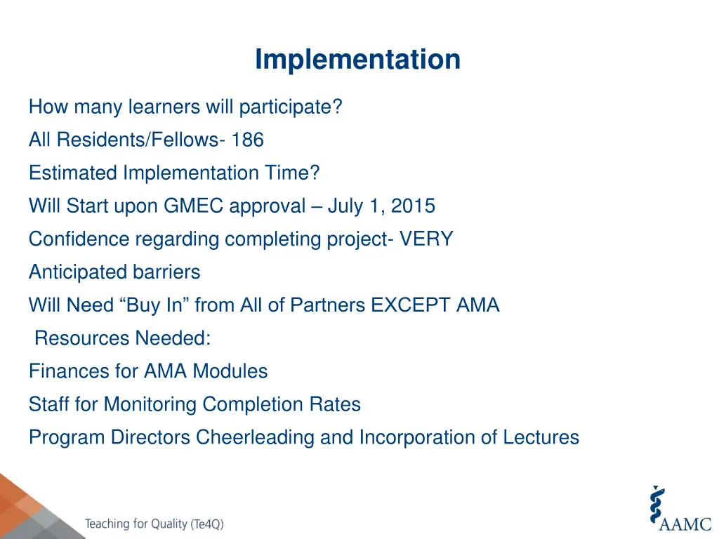 implementation