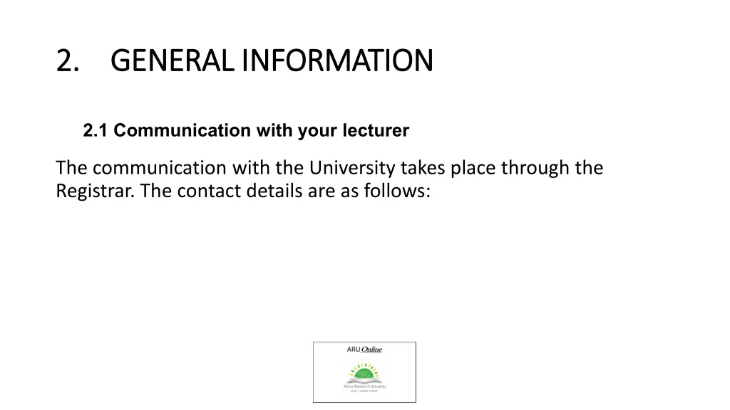 2 2 general information general information