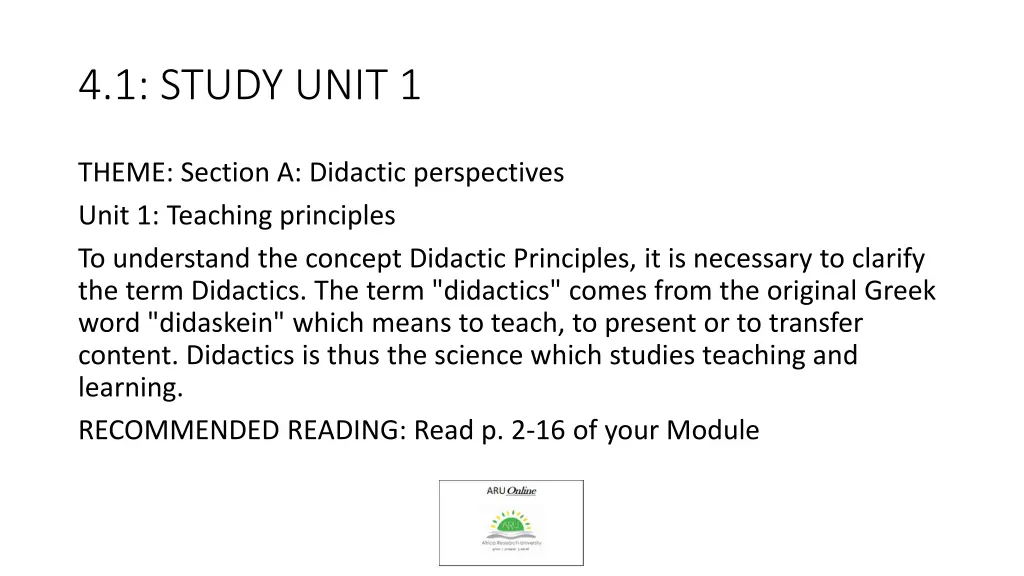 4 1 study unit 1