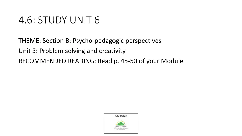 4 6 study unit 6