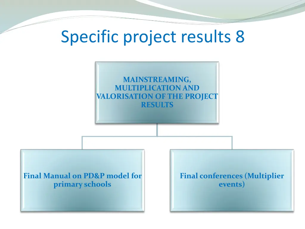 specific project results 8