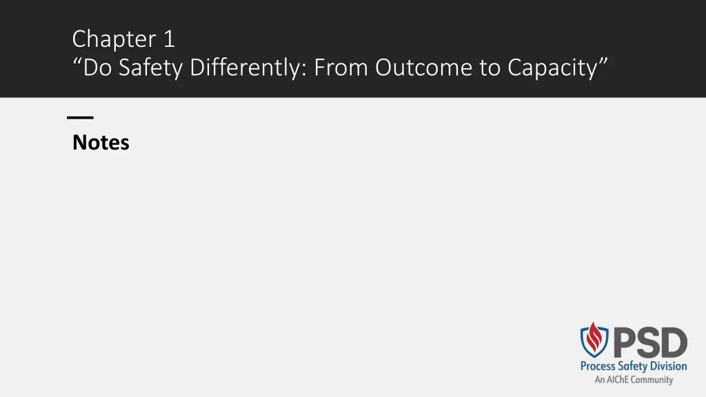 chapter 1 do safety differently from outcome 5