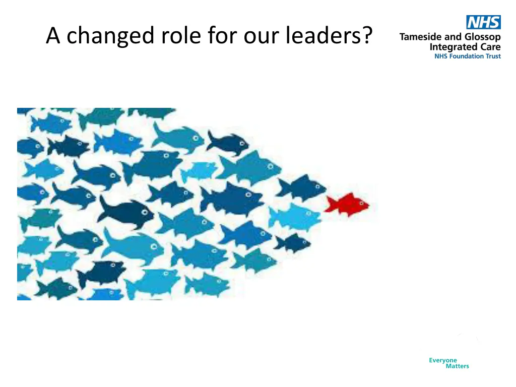 a changed role for our leaders