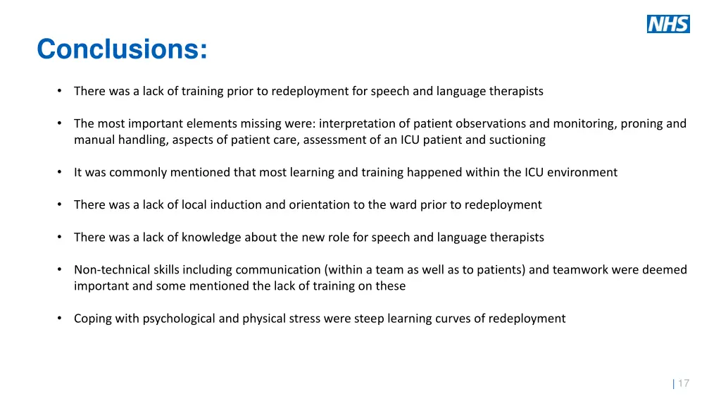 conclusions